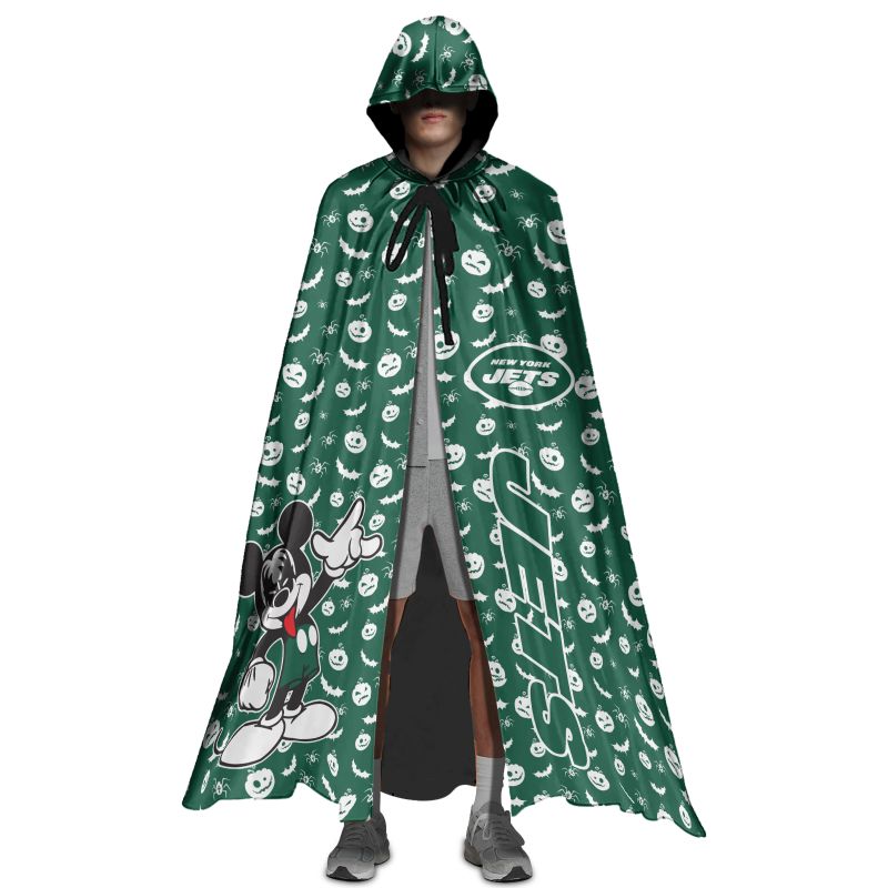 New York Jets MM Halloween Limited Edition All-Over Print Halloween Cloak