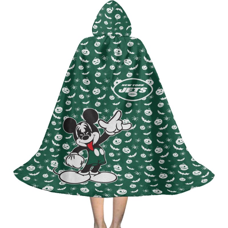 New York Jets MM Halloween Limited Edition All-Over Print Halloween Cloak