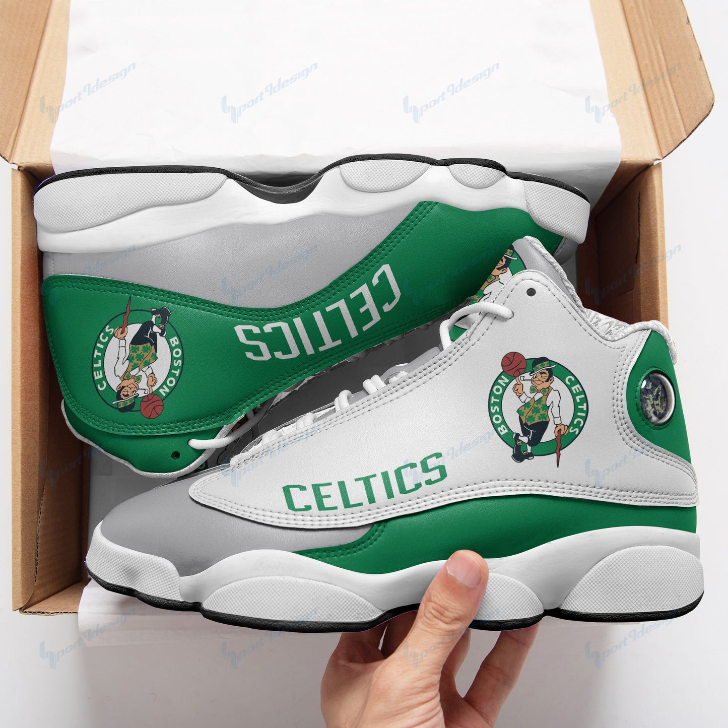 Boston Celtics Air JD13 Sneakers 075