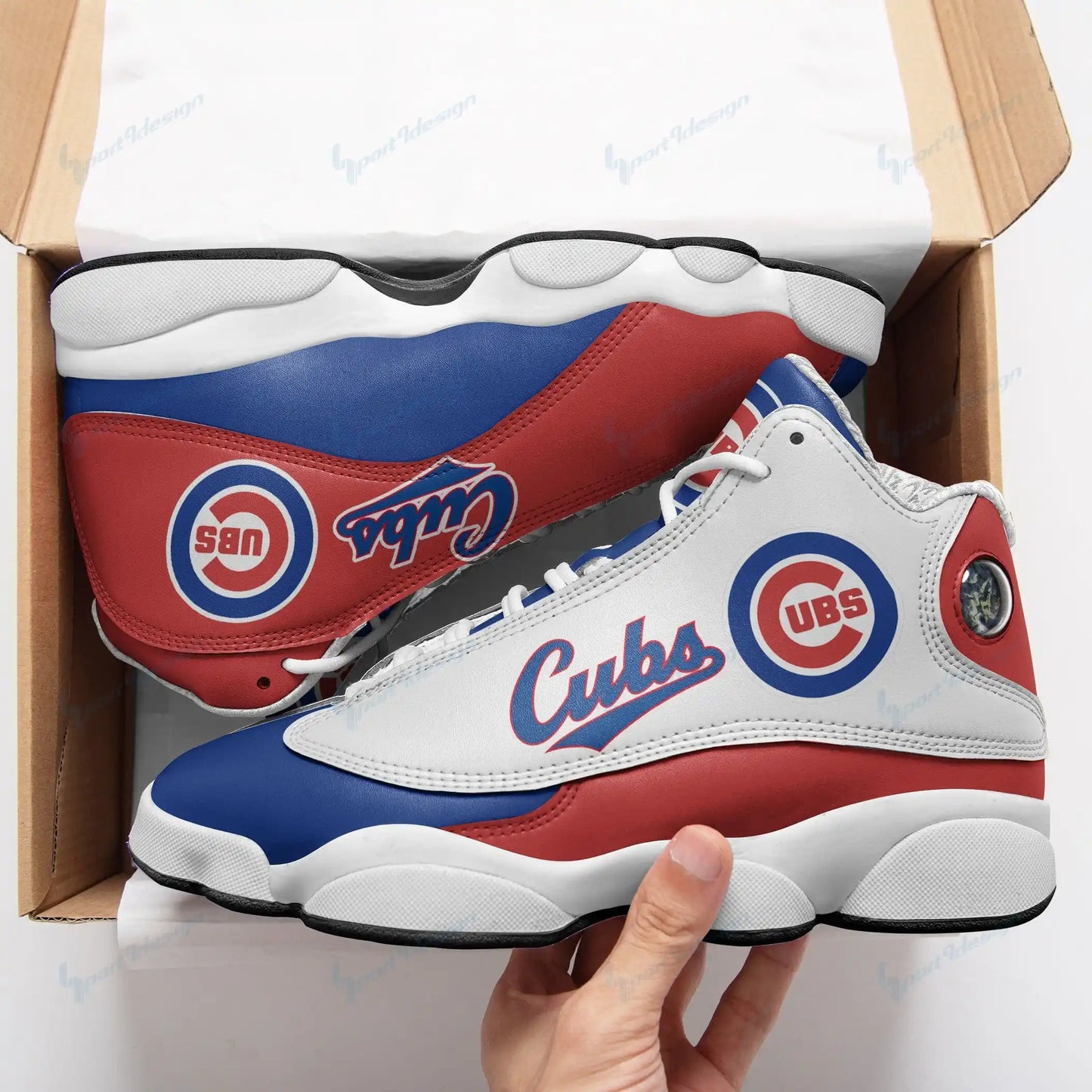 Chicago Cubs Air JD13 Sneakers 049