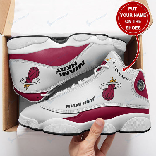 Miami Heat Personalized Air JD13 Sneakers 069