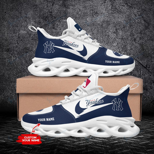 New York Yankees Personalized Yezy Running Sneakers SPD413