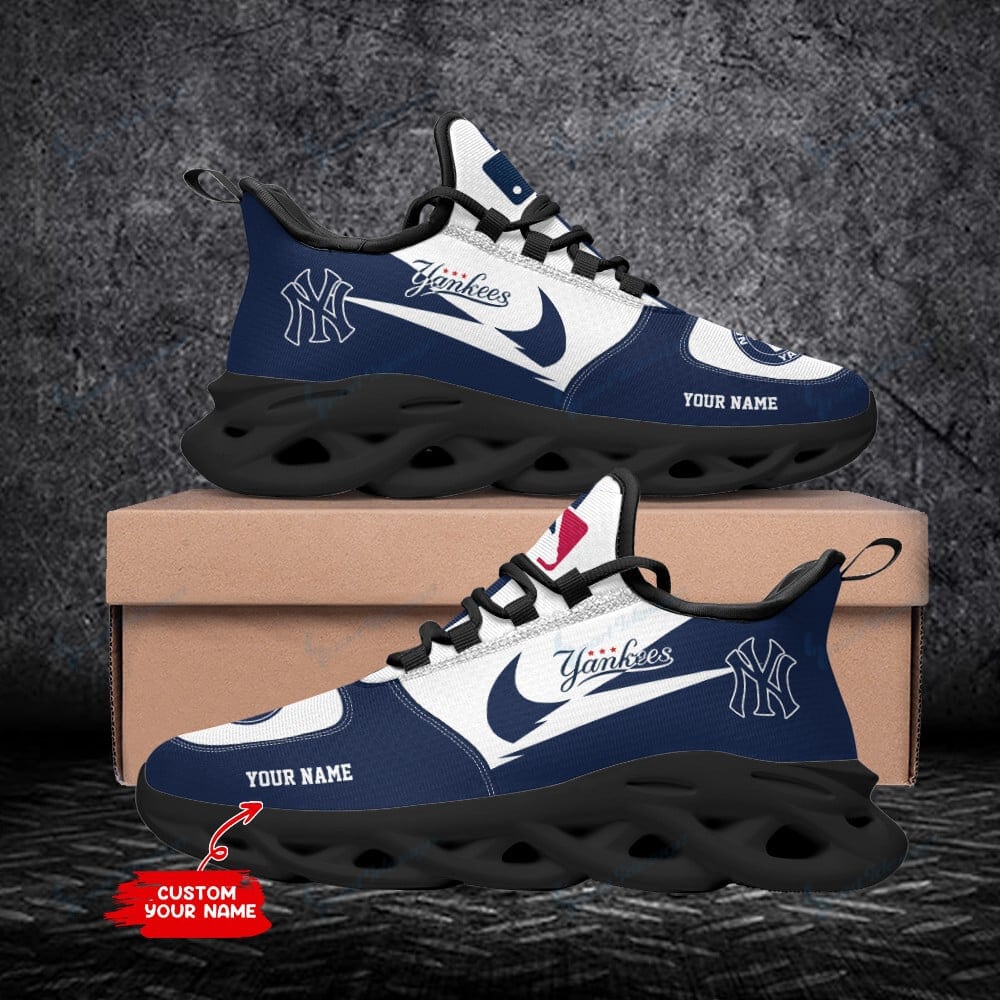 New York Yankees Personalized Yezy Running Sneakers SPD413