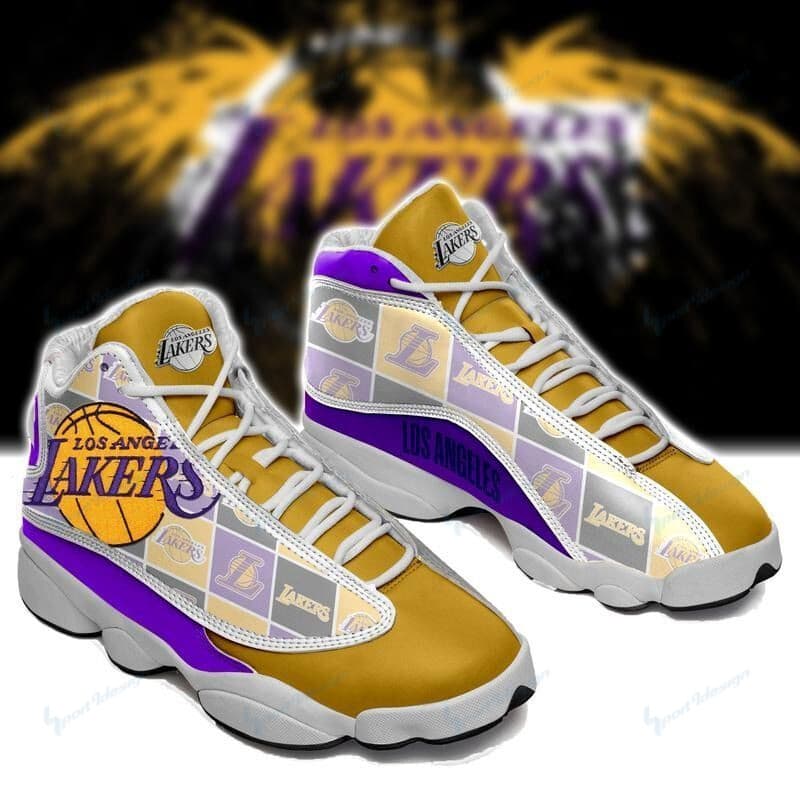 Los Angeles Lakers Air JD13 Sneakers 267
