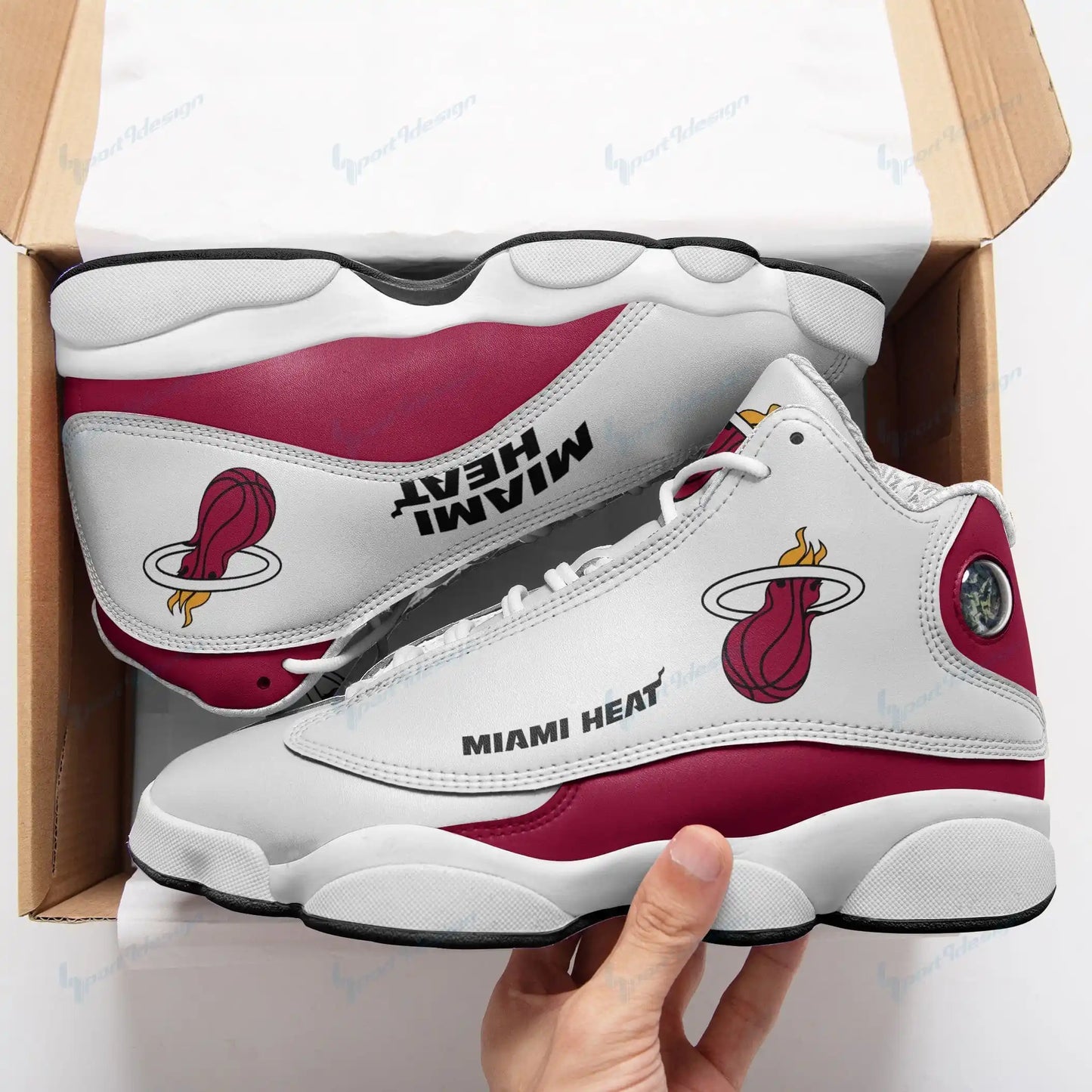 Miami Heat Air JD13 Sneakers 068