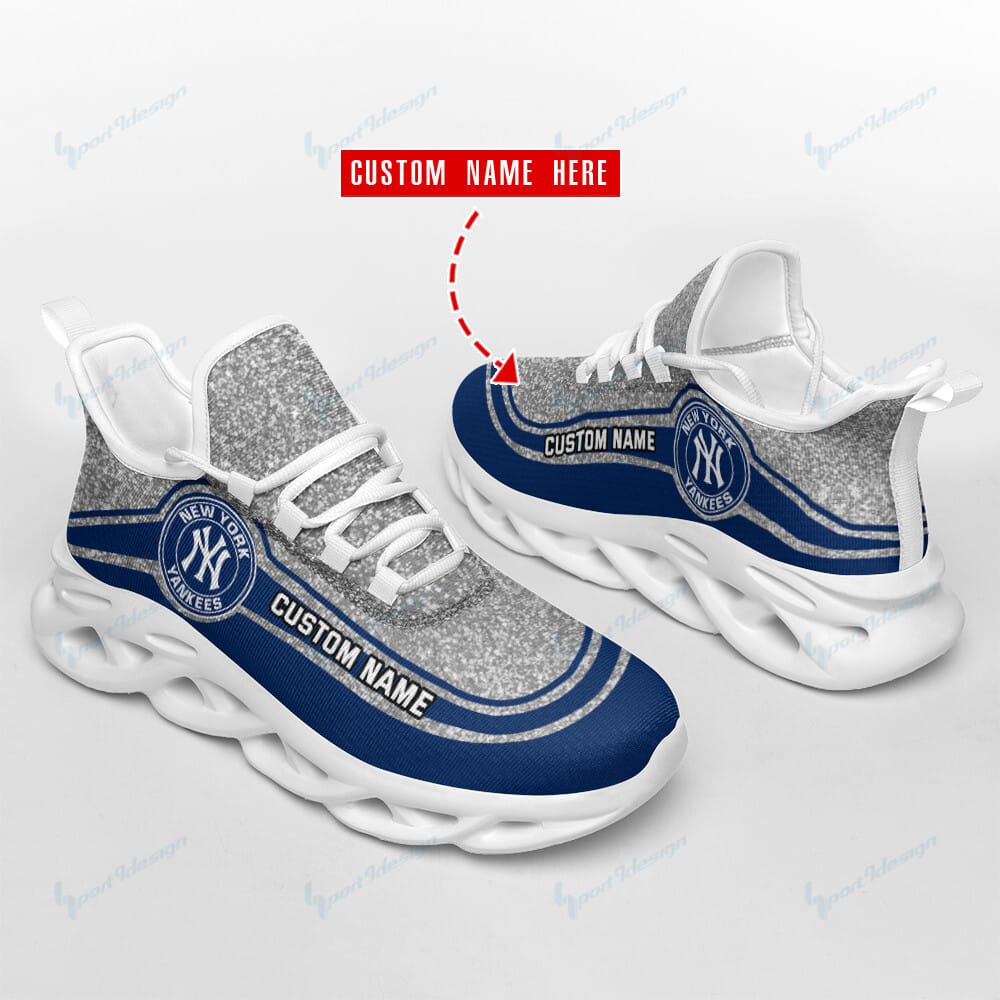 New York Yankees Personalized Yezy Running Sneakers SPD374
