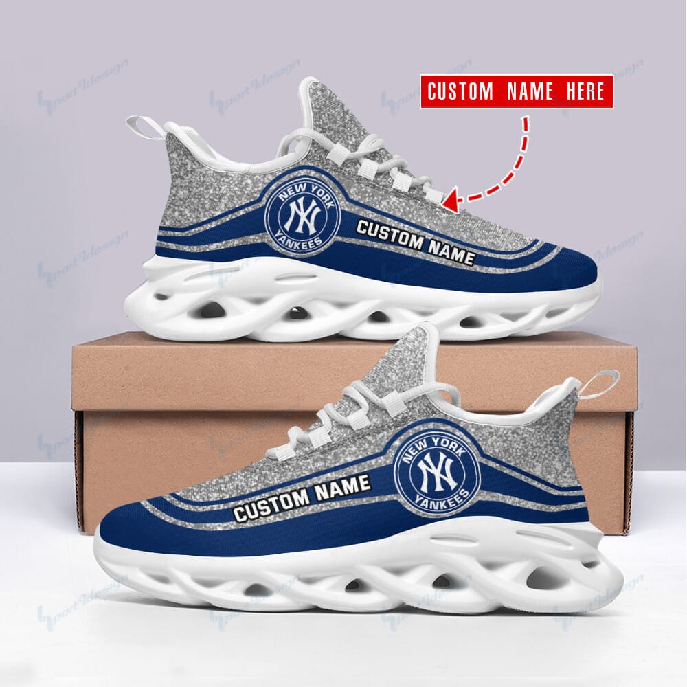 New York Yankees Personalized Yezy Running Sneakers SPD374
