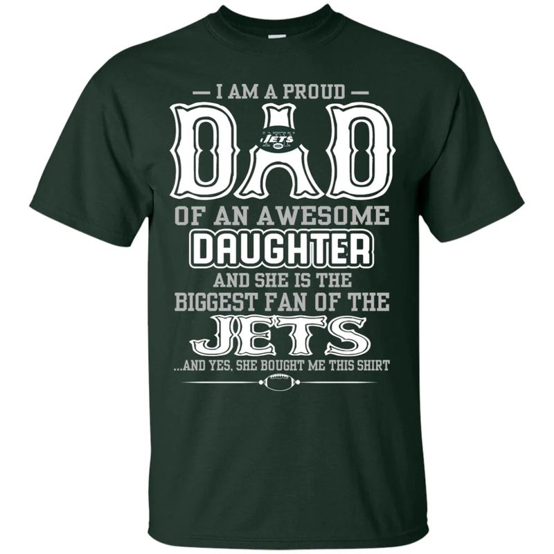 New York Jets – Proud Dad Of An Awesome Daughter Unisex T-Shirt Gift For Father’s Day