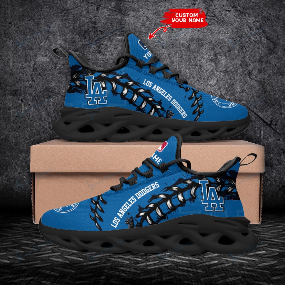 Los Angeles Dodgers Personalized Yezy Running Sneakers SPD377