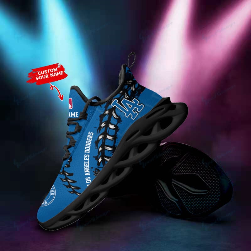 Los Angeles Dodgers Personalized Yezy Running Sneakers SPD377