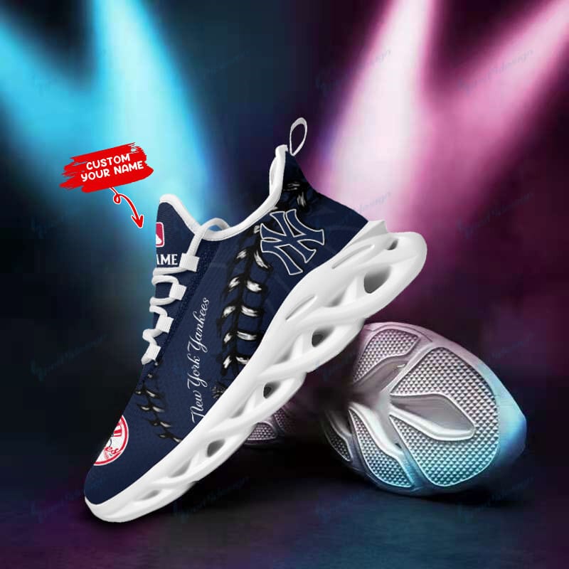 New York Yankees Personalized Yezy Running Sneakers SPD378