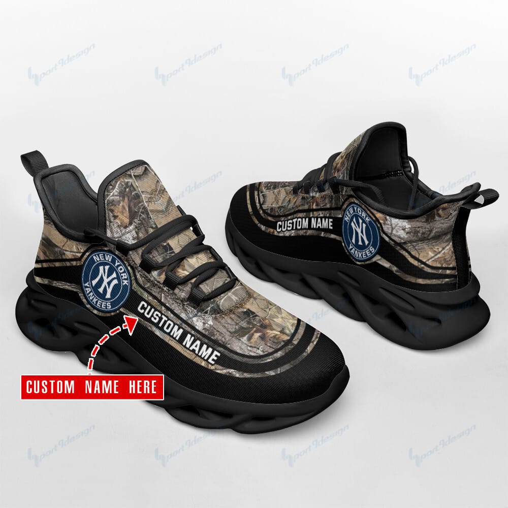 New York Yankees Personalized Yezy Running Sneakers SPD390