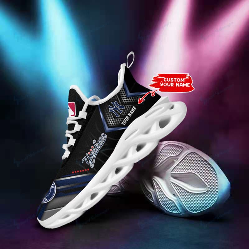 New York Yankees Personalized Yezy Running Sneakers SPD409