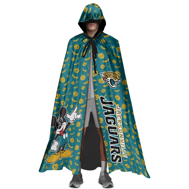 Jacksonville Jaguars MM Pattern Halloween Limited Edition All-Over Print Halloween Cloak