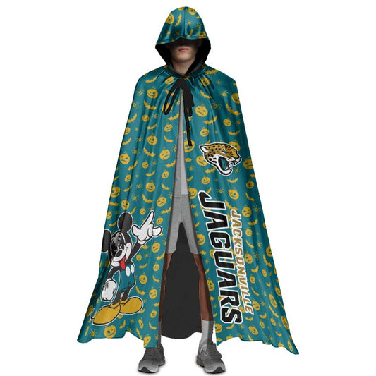 Jacksonville Jaguars MM Pattern Halloween Limited Edition All-Over Print Halloween Cloak