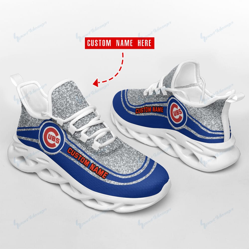 Chicago Cubs Personalized Yezy Running Sneakers SPD353