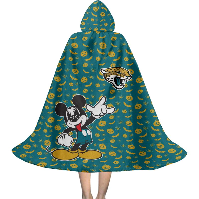 Jacksonville Jaguars MM Pattern Halloween Limited Edition All-Over Print Halloween Cloak