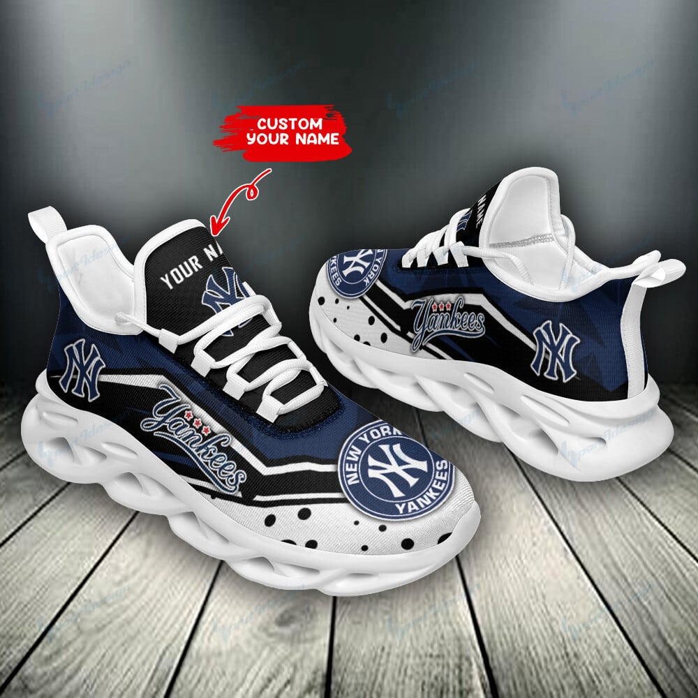 New York Yankees Personalized Yezy Running Sneakers SPD270