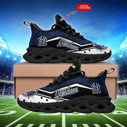 New York Yankees Personalized Yezy Running Sneakers SPD270