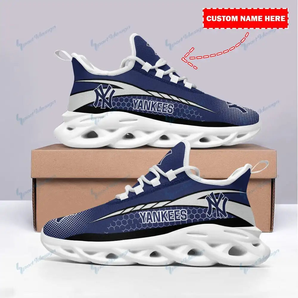 New York Yankees Personalized Yezy Running Sneakers SPD131
