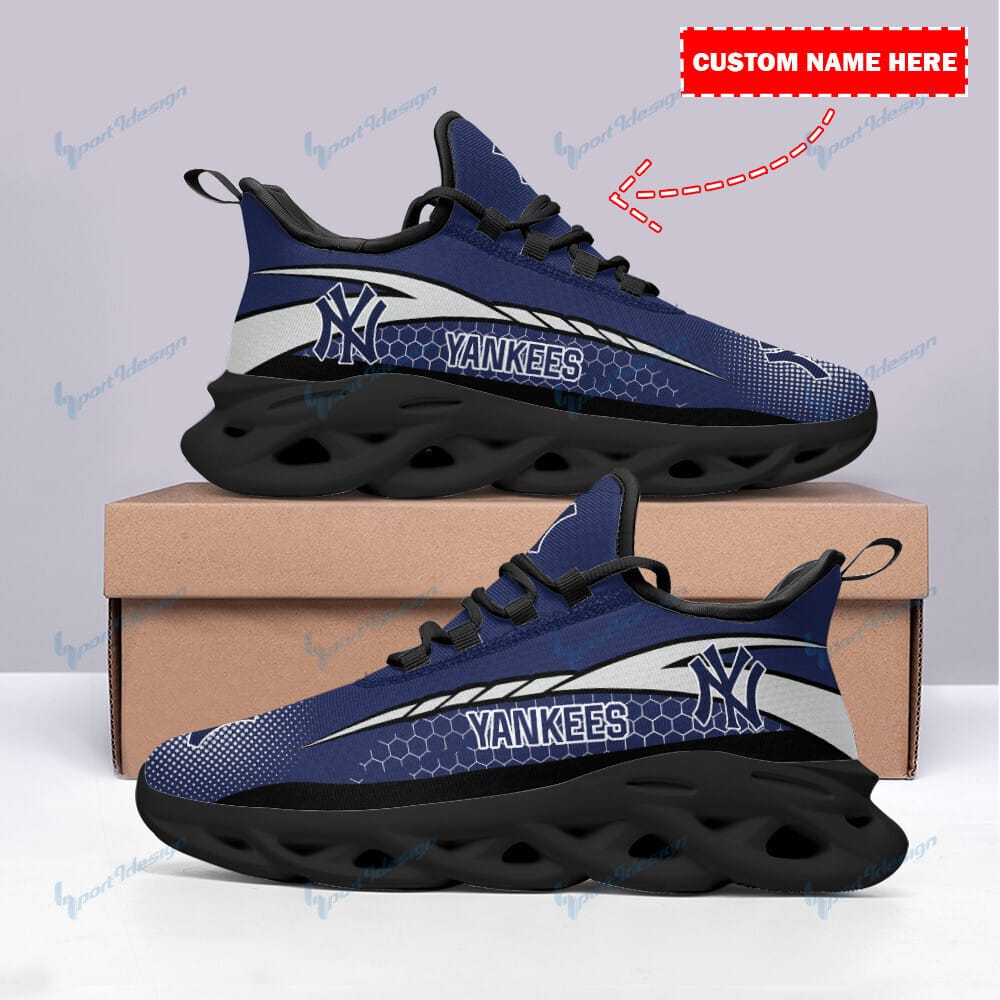 New York Yankees Personalized Yezy Running Sneakers SPD131
