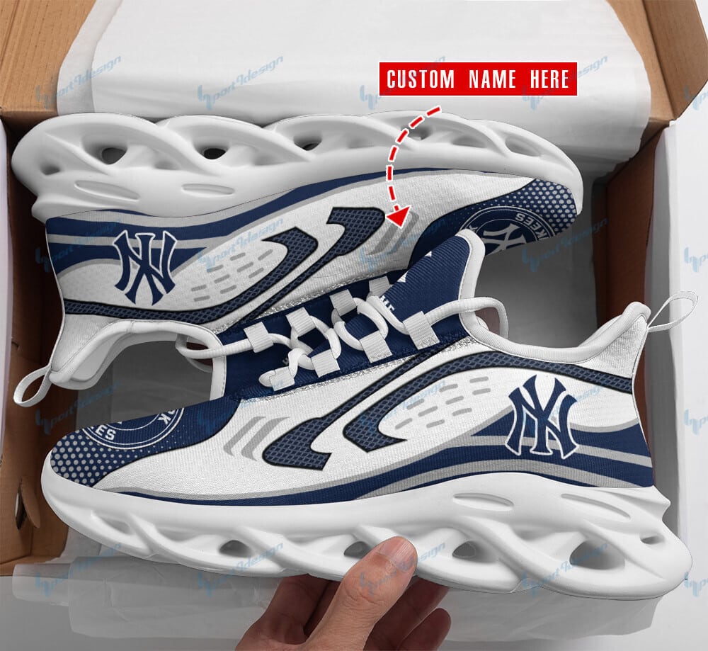 New York Yankees Personalized Yezy Running Sneakers SPD134