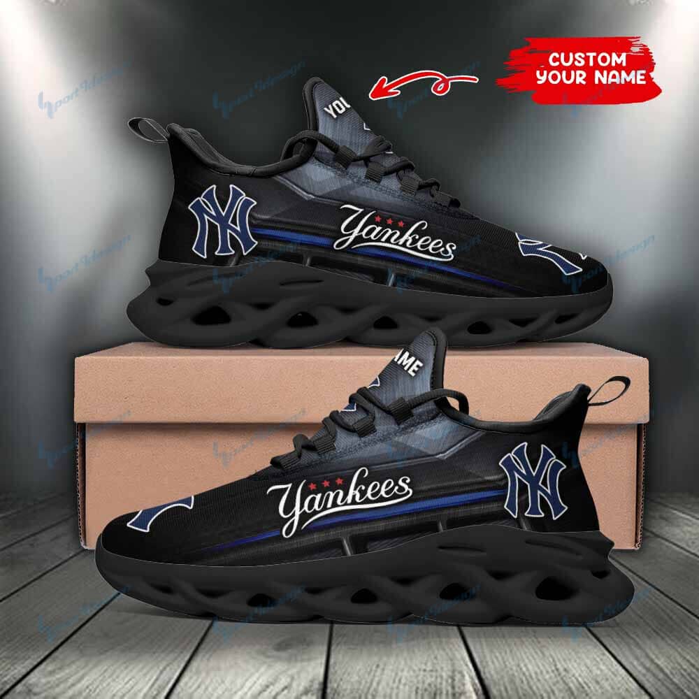 New York Yankees Personalized Yezy Running Sneakers SPD146