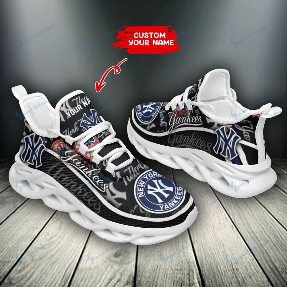 New York Yankees Personalized Yezy Running Sneakers SPD148