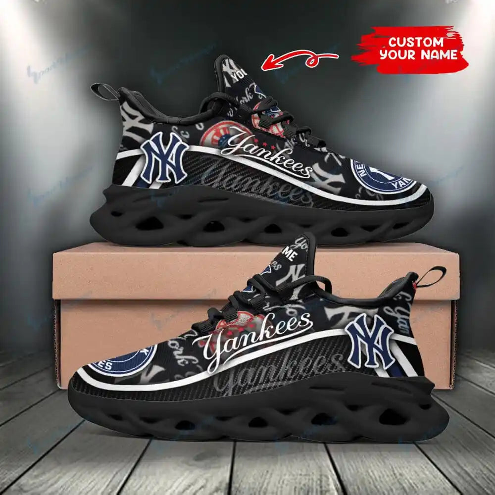 New York Yankees Personalized Yezy Running Sneakers SPD148