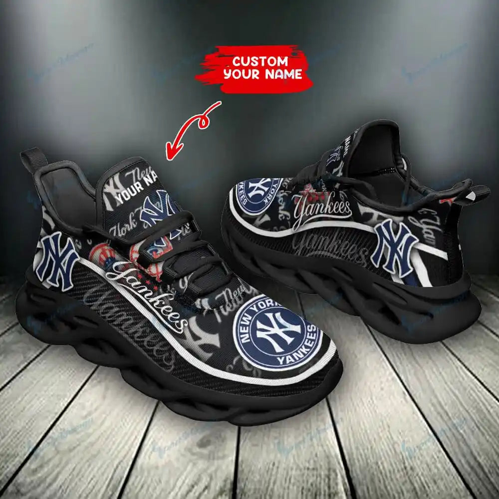 New York Yankees Personalized Yezy Running Sneakers SPD148