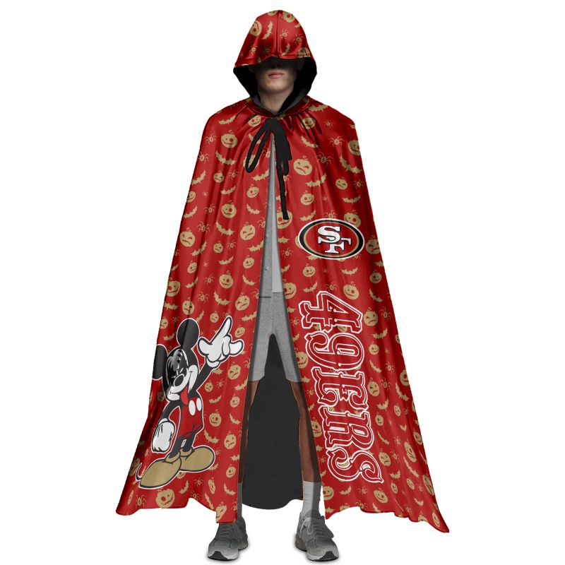San Francisco 49ers MM Halloween Limited Edition All-Over Print Halloween Cloak