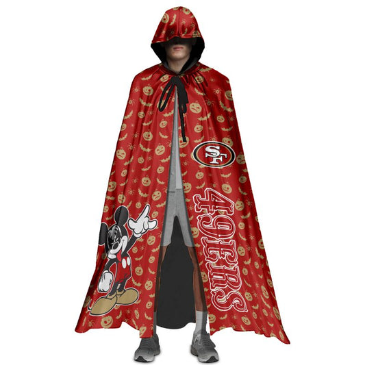 San Francisco 49ers MM Halloween Limited Edition All-Over Print Halloween Cloak