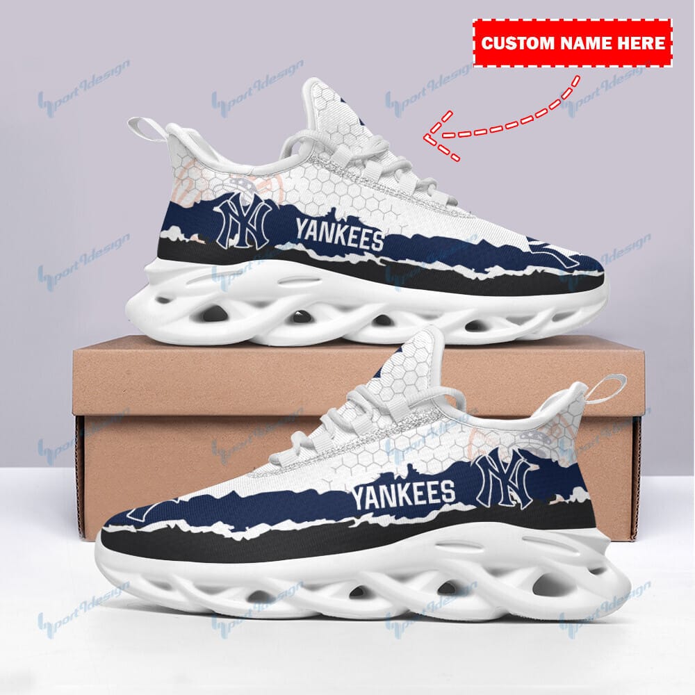 New York Yankees Personalized Yezy Running Sneakers SPD78