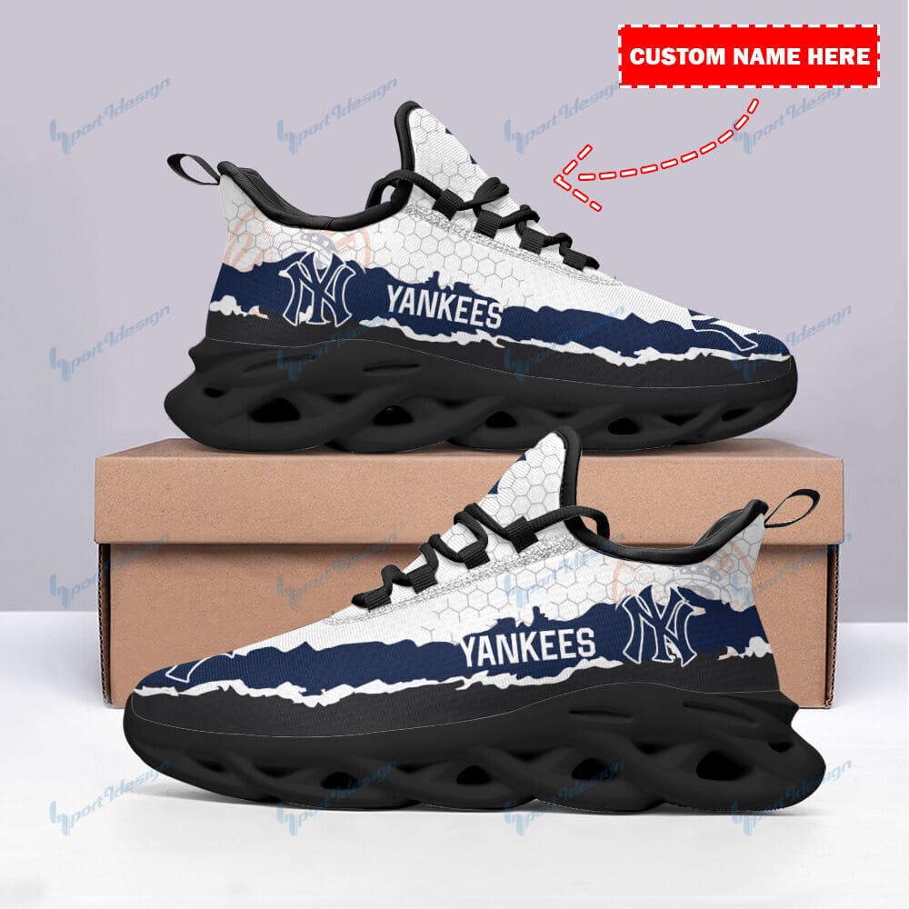 New York Yankees Personalized Yezy Running Sneakers SPD78