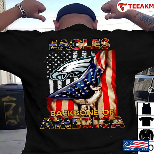 Philadelphia Eagles Backbone Of America Classic Unisex T-Shirt BG537