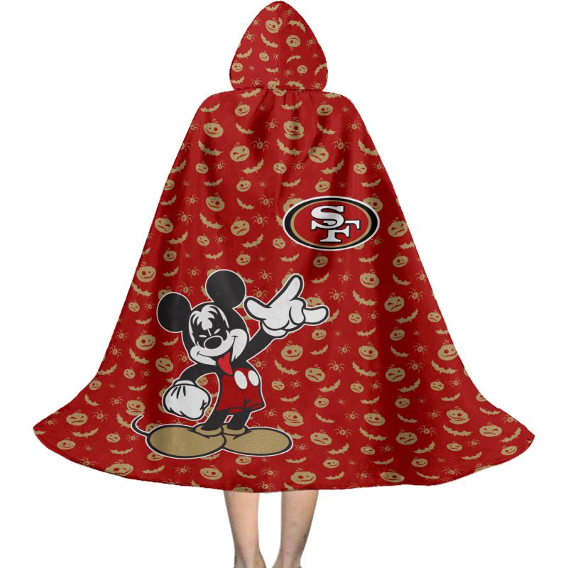 San Francisco 49ers MM Halloween Limited Edition All-Over Print Halloween Cloak