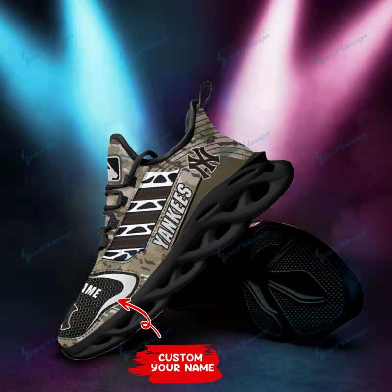 New York Yankees Personalized Yezy Running Sneakers SPD89