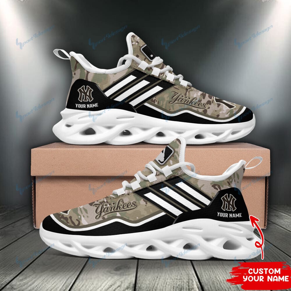 New York Yankees Personalized Yezy Running Sneakers SPD85