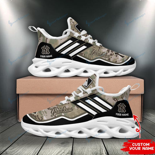 New York Yankees Personalized Yezy Running Sneakers SPD85