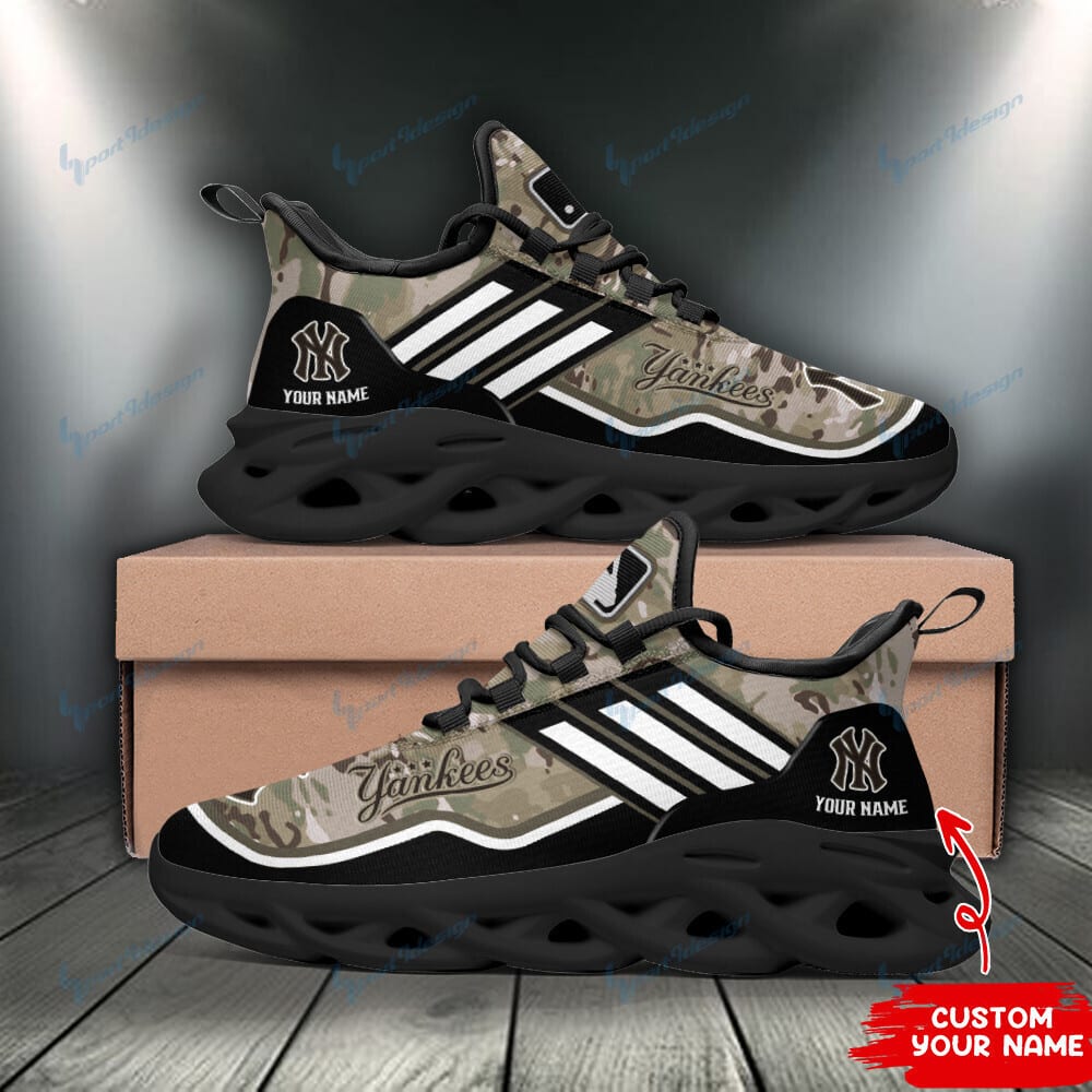 New York Yankees Personalized Yezy Running Sneakers SPD85