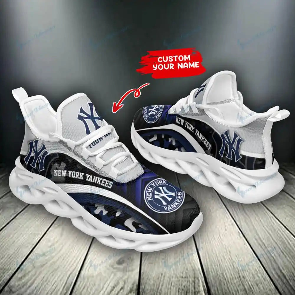 New York Yankees Personalized Yezy Running Sneakers BB998