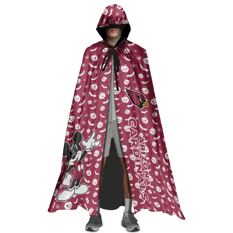 Arizona Cardinals Halloween Limited Edition All-Over Print Halloween Cloak