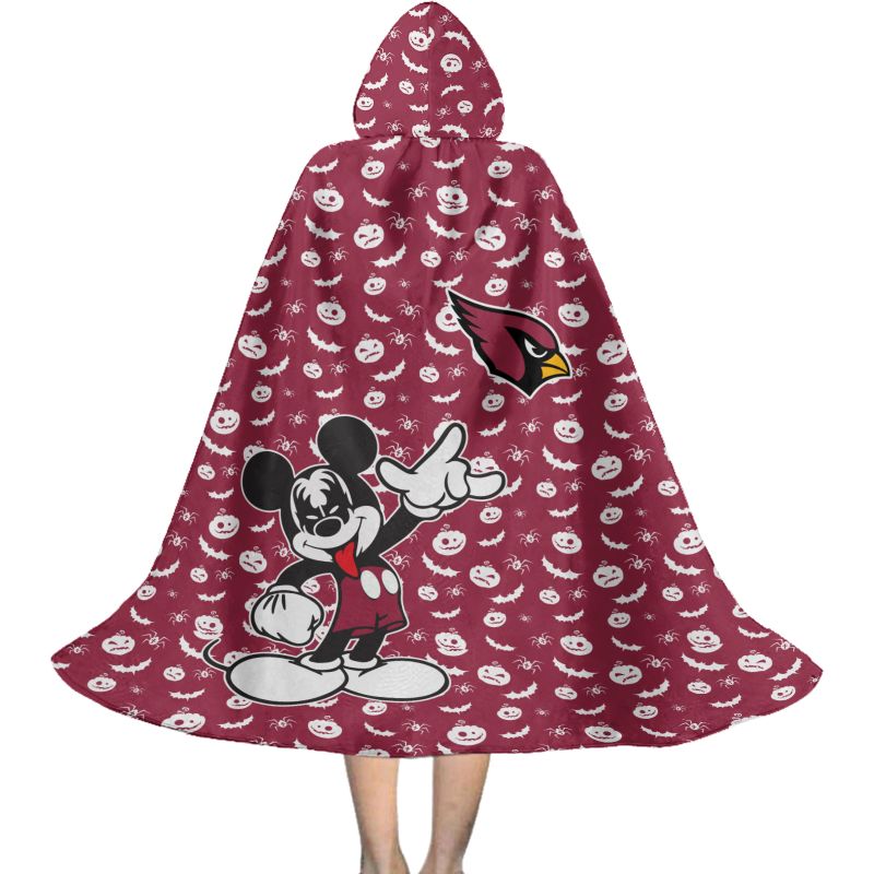 Arizona Cardinals Halloween Limited Edition All-Over Print Halloween Cloak