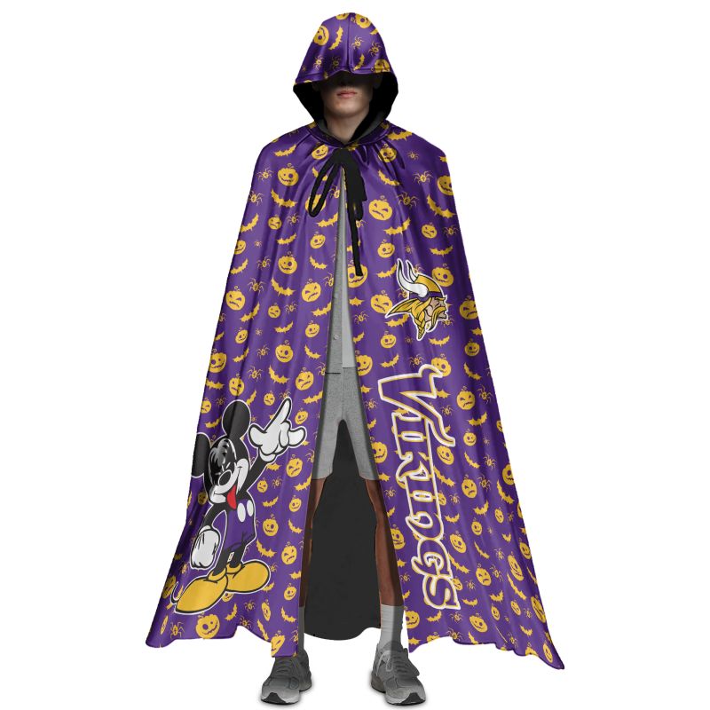 Minnesota Vikings Halloween Limited Edition All-Over Print Halloween Cloak