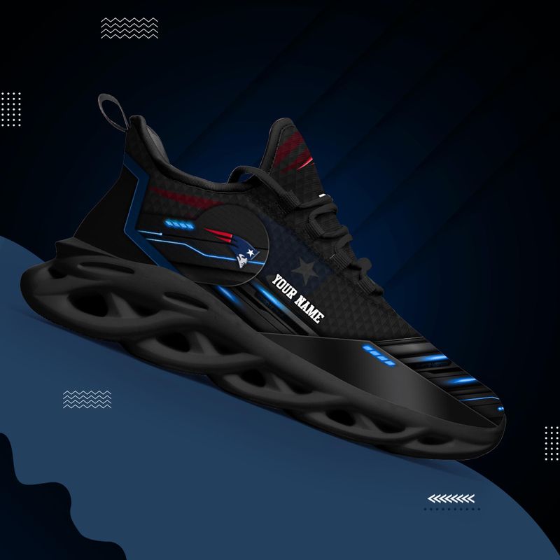 New England Patriots Personalized Yezy Running Sneakers
