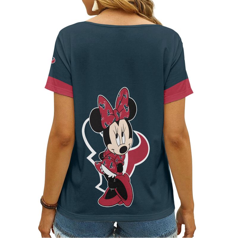 Houston Texans V-neck Women T-shirt