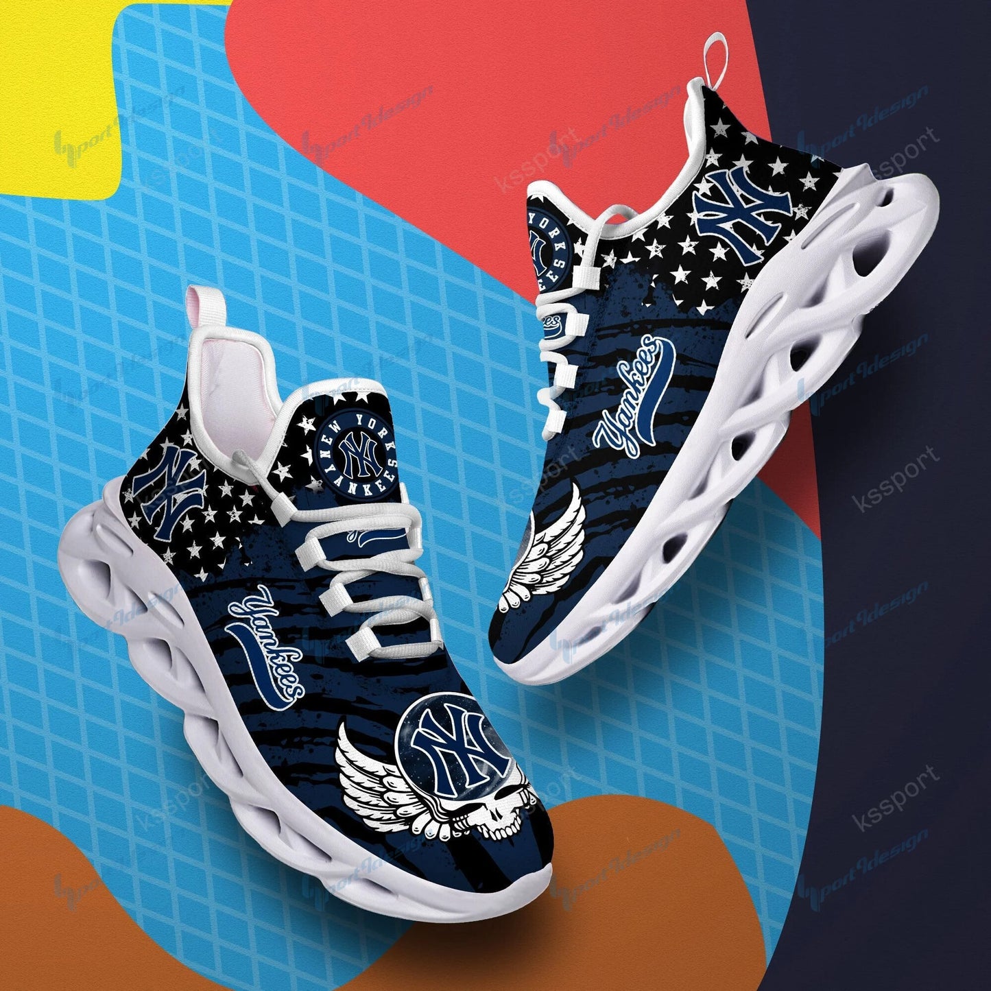 New York Yankees Yezy Running Sneakers BB733