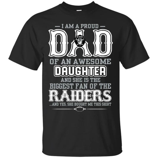 Las Vegas Raiders – Proud Dad Of An Awesome Daughter Unisex T-Shirt Gift For Father’s Day