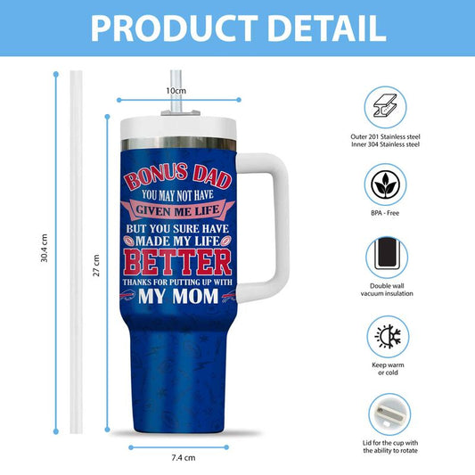 Buffalo Bills New Personalized 40oz Tumbler Father’s Day AZBT40OZ000168