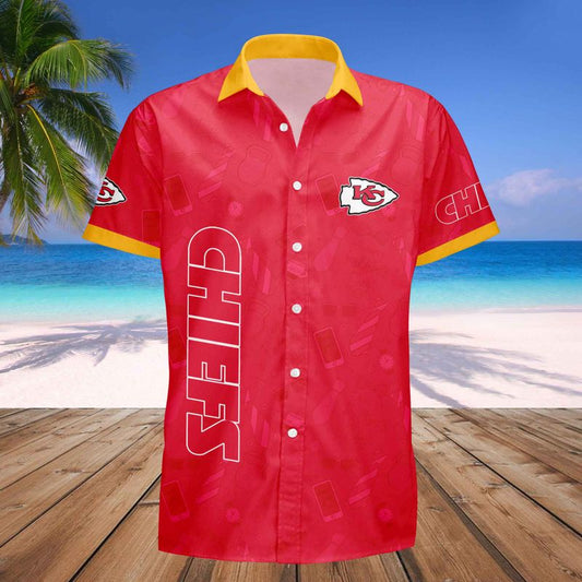 Kansas City Chiefs Personalized Button Shirt Father’s Day New AZBTBTS000001